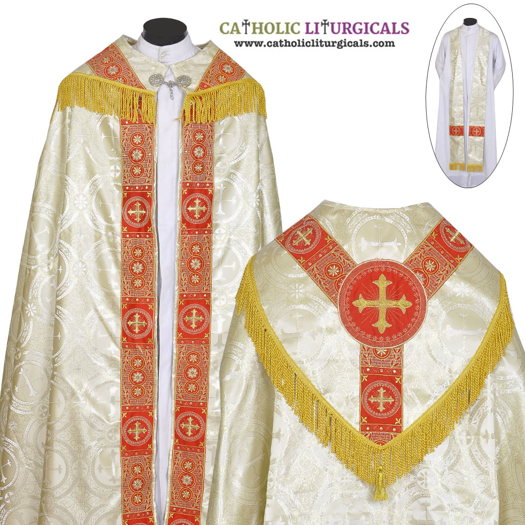 Cope Vestment&nbsp;Gold Cope & Stole Set