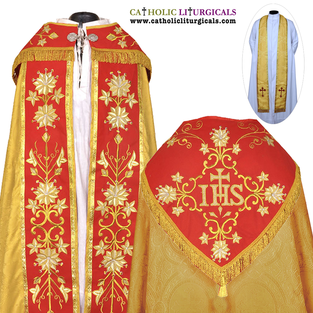 Cope Vestment&nbsp;Yellow Gold Cope & Stole Set