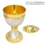 Chalice & Paten - Dual Tone Gold Chalice & Paten - 6.5 inches