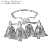 Altar Bells - Silver Tone Altar Bell - 4 Bell